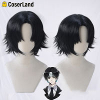 Hunter X Hunter Cosplay Accessories Kulolo lushilufelu Black Short Wig Heat Resistant Synthetic Hair with Wig Cap Halloween Prop