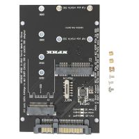 2 NGFF เอ็มซาต้า SSD ไปยังซาต้า3.0อะแดปเตอร์2 In 1การ์ดแปลงสัญญาณสำหรับแล็ปท็อปพีซี