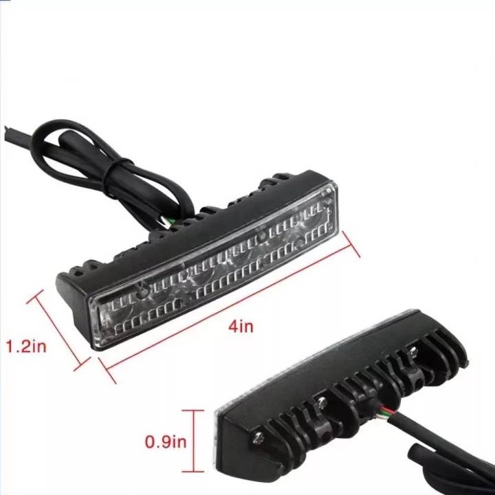 ไฟไซเรนled-1คู่-รุ่น-026-6led-2ช่อ-12v-ไฟฉุกเฉิน-ไฟไซเรน-อเนกประสงค์-ปรับสเต็ปได้รุ่น-แดง-น้ำเงิน-แดง