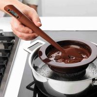 2 In 1 Spatula Thermometer Baking Temperature Silicone Tools