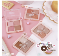 Obuse Donut Love Sweet Eyeshadow OB-1441**ของแท้ พร้อมส่ง