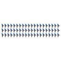 180 Pieces Irrigation Drip Emitter Garden Flag Irrigation Dripper, Trees and Shrubs (Blue Black,2GPH)