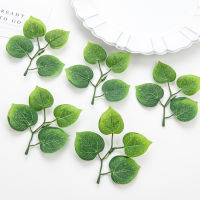 【cw】50PC Silk Grape Leaf Wedding Decorative Flowers Wreath Artificial Fake Plants Diy Cake Candy Christmas Home Party Decoration ！