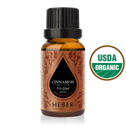 Heber Natural Life Cinnamon Essential Oil Organic USDA 100% Pure Natural