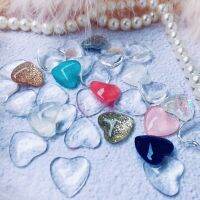 PREGEL THAILAND,HEART GLASS CHIPS ,ทิปเล็บรูปหัวใจ ขนาด 16x16x5 cm. สีใส มี 50 ชิ้น/Pack