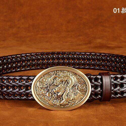 retro-personality-belt-male-leather-hand-woven-belts-male-youth-brass-buckle-from-punching-leisure-jeans-with-tide