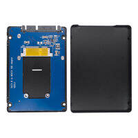 MSATA M.2 NGFF เพื่อ SATA3โปรโตคอลแล็ปท็อป SSD ฮาร์ดดิสก์กล่อง2.5นิ้วภายนอก SDD E Nclosure อะแดปเตอร์การ์ดสำหรับแล็ปท็อปโน๊ตบุ๊ค