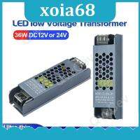 xoia68 Shop 36W DC12V/24V Ultra Thin LED Power Supply Lighting Transformers Adapter Switch 36W AC110-265V For LED Strips