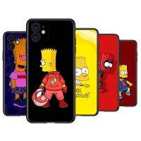 The Simpson Boys Phone Case For Apple iPhone 14 13 12 11 Pro Max Mini XS Max X XR 7 8 Plus 5S Silicone Black Shell  Screen Protectors