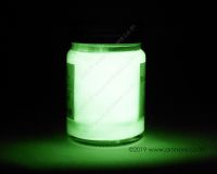 Fluorescent Glow Paint GREEN Solvent Based (Glow in the Dark Paint) สีฟลูออเรสเซ้นท์เรืองแสง สีขียว เชื้อน้ำมันคริลิค 100%