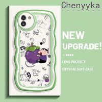 Chenyyyka เคส M02s A02s A03s ปลอกสำหรับ Samsung A03แกนน่ารักลายการ์ตูนสีครีมสุดสร้างสรรค์ขอบโปร่งใสกันกระแทกนิ่มปลอกซิลิโคนป้องกันเลนส์กล้องเคสใส