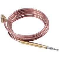 4X 1500mm Gas Stove Universal Thermocouple Kit M6X0.75 with Overflow Nut (Five) Replacement Thermocouple