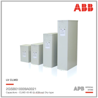 ABB Capacitors 5Kavr - 100kvar, CLMD 43 - 83, Dry-type 3P 400V คาปาซิเตอร์ ชนิดแห้ง