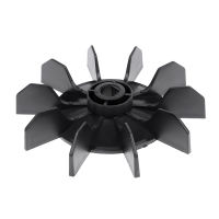 Mmlco Black/White Air Compressor Fan Blade 14mm/0.5" Shaft Inner Bore 10 Impeller 135mm Outer Diameter