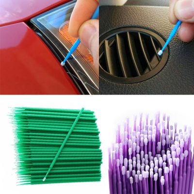 100PCS/Set Car Detailing Brush Car Maintenance Tool Brushes Paint Touch-up Yellow Pen Small Tip Accessories Auto Mini Head Brush