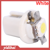 yidibai 10X T5 B8.5D Gauge LED รถแดชบอร์ดด้านข้างภายใน Dash Lights หลอดไฟ