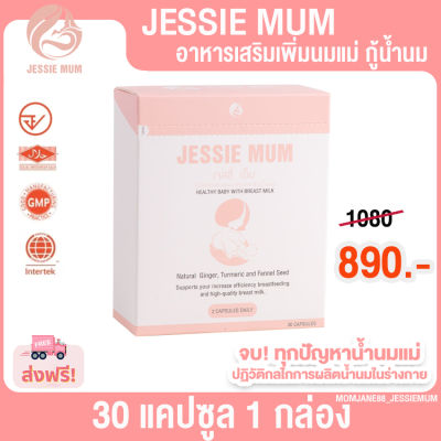เจสซี่ มัม Jessie Mum อาหารเสริมเพิ่มน้ำนม สำหรับคุณแม่น้ำนมน้อย [กล่องละ 30 แคปซูล]