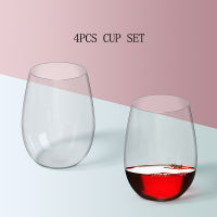 Unbreakable Plastic Whiskey Glasses Reusable Cocktail Cup Clear Drinking Mug Set Plastic Shatterproof Water Wine Drinkware Tools