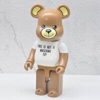 400 % Mos - Chi - No Teddy Bearbrick โมเดลตุ๊กตาหมีของเล่นสําหรับเด็ก