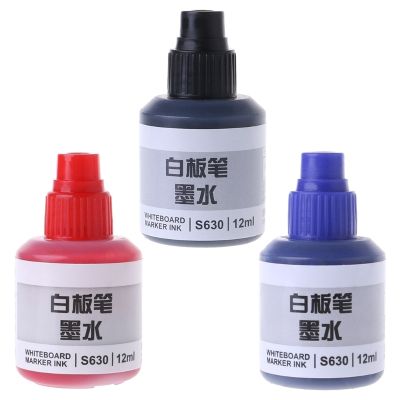 【cw】 12ml Refill Ink Refilling Inks Whiteboard 3 Colors