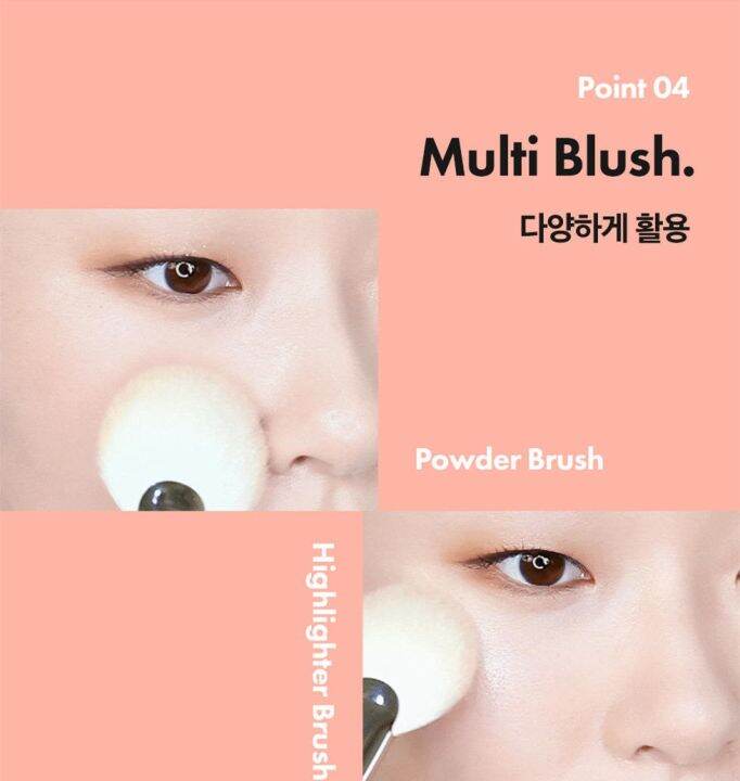 korea-piccasso160-picasso-blush-brush-powder-brush-fan-shaped-transparent-rod-goat-hair