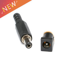 10Pcs DC-012 DC Power Kit ปลั๊กชายหญิง DC Power Jack Socket Connector 5.5X2.1mm 2.1ซ็อกเก็ตรอบเข็ม