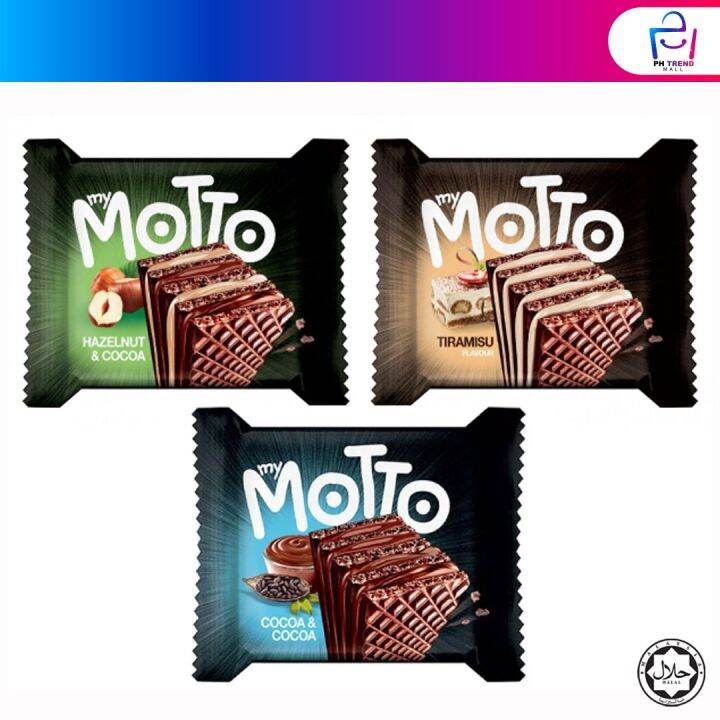 My Motto Wafer Assorted With Cream 34g | Lazada