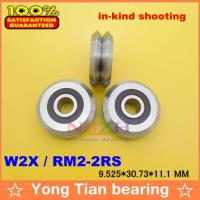 【CW】◕✾  Shipping NBZH Bearinghigh RM2-2RS / W2X 9.525x30.73x11 Mm V Wheeles W Groove Sealed W2ZZ RM2ZZ W2-2RS