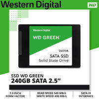 【ร้านค้าในพื้นที่】WD GREEN SSD SATA 3 2.5"120GB 240GB 480GB 960GB  500r/450w MB/s เอสเอสดี for notebook/PC รับประกัน 3 ปี