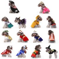 ZZOOI Halloween Dog Costume for Small Pomeranian French Dog Funny Pet Dress Up Outfit Cosplay Dog Costume Christmas Party Carnival