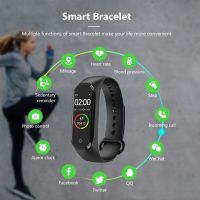 Sport M4 Smart Digital Watch Wristband for Men Women Children with Heart Rate Running Pedometer Calorie Counter Sport Tracker