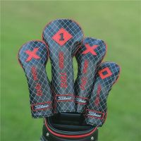 Golf Woods Headcovers สำหรับ Driver Fairway Hybrid 135H Clubs Set Heads PU Leather Unisex Protector อุปกรณ์กอล์ฟ