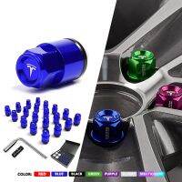 Car Wheel Nuts Center Hub Caps Kit for Tesla Model 3 Model Y Wheel Lug Nuts Tesla 2018 2019 2020 2021 2022 19Inch 18Inch 20Inch Nails  Screws Fastener