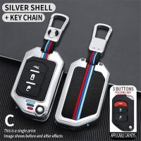 [A Car Home] กรณีกุญแจรถสำหรับรถจี๊ปแรงเลอร์ JL TJ G Ladiator JT 2018 2019ระยะไกล Keyless ปกปกป้องอุปกรณ์เปลือกพวงกุญแจรถจัดแต่งทรงผม