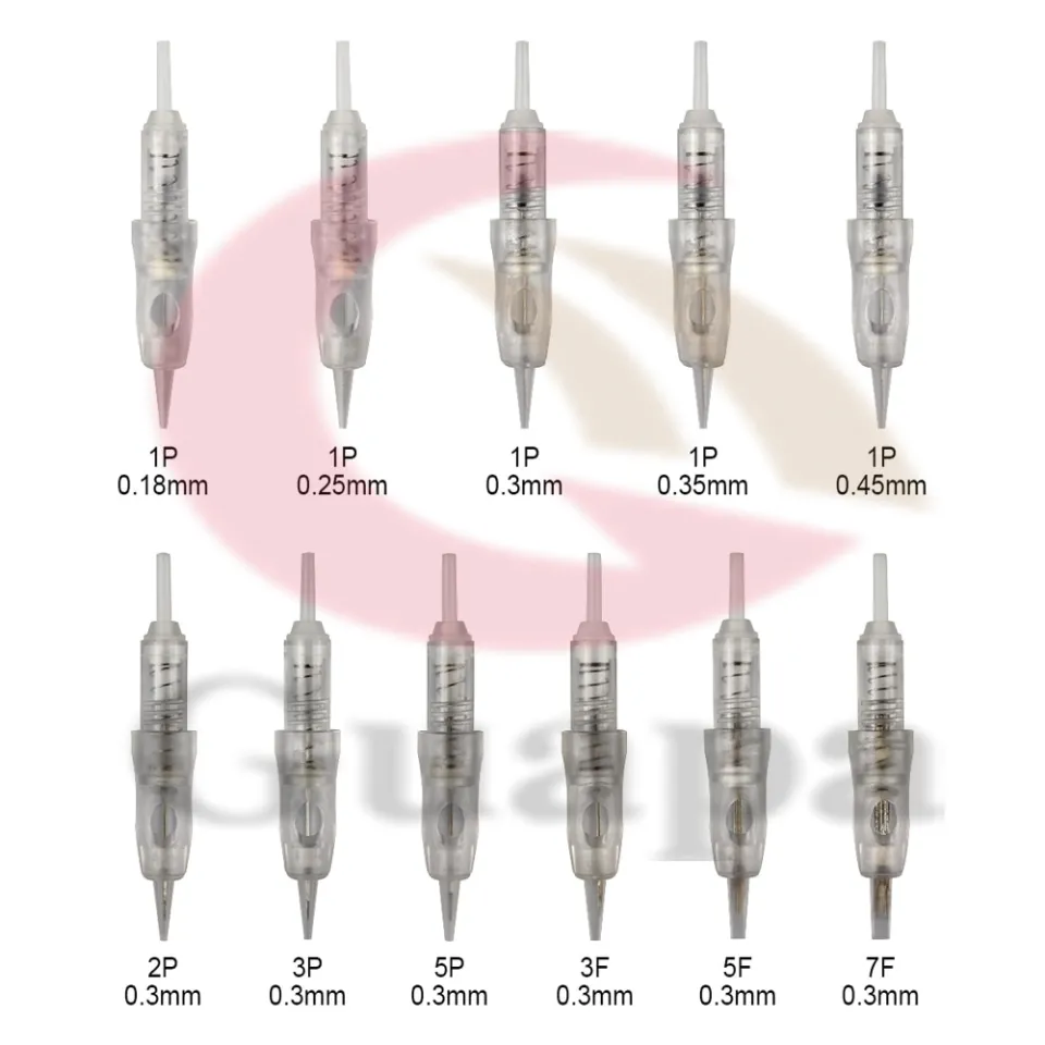 Ambition Revolution Tattoo Cartridge needles 0.30mm Round Liner #10  (0.25mm) Stable premium fine needles for Tattoo supply