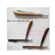 Cán Dao cạo Lông mặt - Cạo Râu cán gỗ