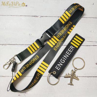 【CW】 1 Set Lanyards Keychains Neck Chaveiro Chain llavero Lanyard for ID Card Holder
