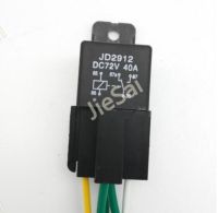 เต้ารับสายรีเลย์รถยนต์และรีเลย์ออโต้5pin 40a Dc 72V สำหรับยานพาหนะไฟฟ้า Jd2912