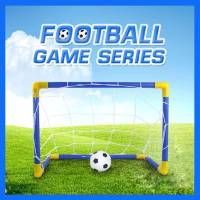 Football set ฟุตบอล+โกล พร้อมโกลตะข่าย และเครื่องสูบลม โกลฟุตบอล ประกอบง่าย ของเล่นกลางแจ้ง ให้เด็กๆออกกำลังกาย TY712