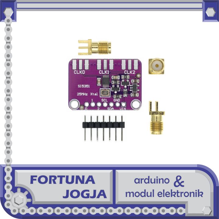 Si5351 Si5351A 8kHz-160MHz 3 Output I2C Signal Clock Generator Module ...