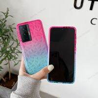 3D Diamond Gradient Clea Phone Case For VIVO X60 X50 Pro X30 X27 X23 X9S X20 Plus Soft Silicone Phone Cover For Realme X50 6 Pro