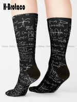 Math Socks Fun Socks Comfortable Best Girls SportsLadies Sports Harajuku Gd Hip HopCartoon Teen Youth Socks 360° Digital Print