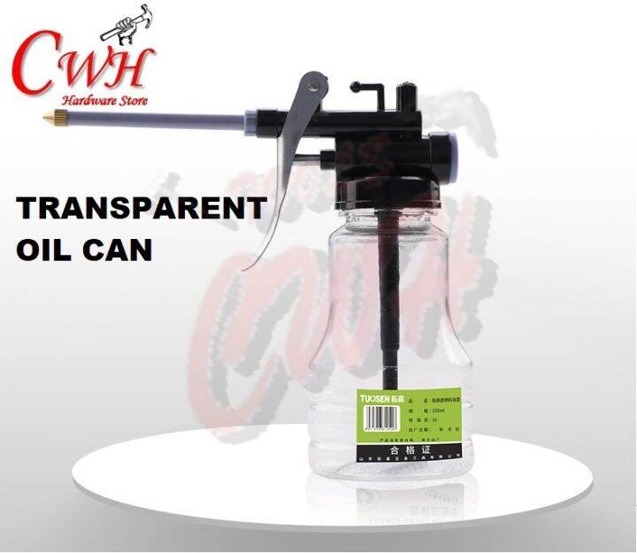 TUOSEN TRANSPARENT OIL CAN OIL CAN PLASTIC HOSE OIL CAN HIGH PRESSURE