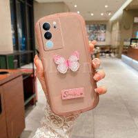 เคสโทรศัพท์ผีเสื้อน่ารักสำหรับ VIVO V29 5G ฝาครอบเคสโทรศัพท์มือกันกระแทก VIVOV29ปลอกอ่อนซิลิโคนใส5G