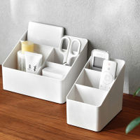 New Multi-function Desk Office Organizer Storage Holder Desktop Pencil Pen Sundries Badge Box Stationery Office School Supplies