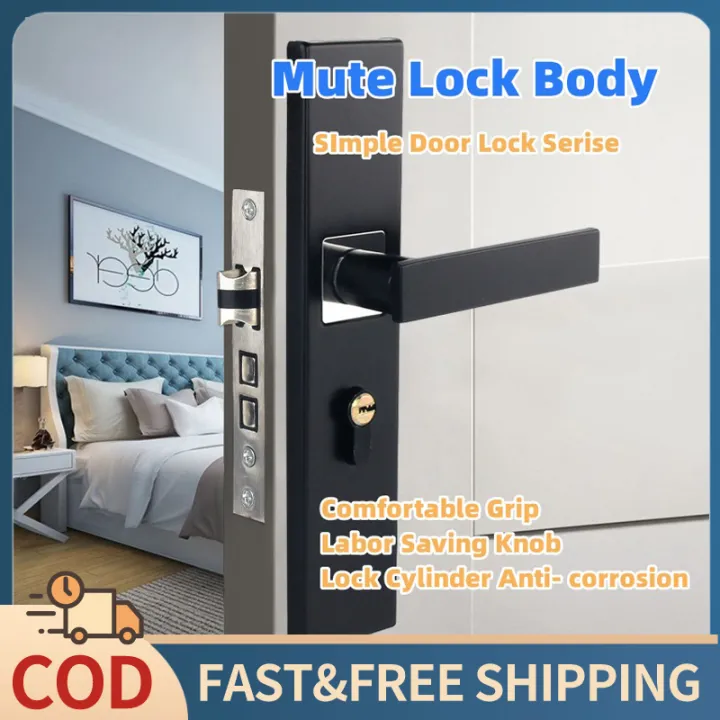 Door Lock Bedroom Door Handle Lock Interior AntiTheft Room Safety