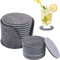 【CW】✜  10pcs Absorbent Round Felt Coaster Cup Storage Bowl Mug Glass Plate Placemats Drink Accessories