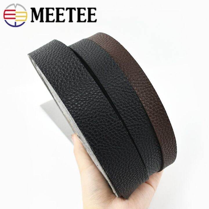 5m-meetee-15-20-30mm-imitation-leather-ribbon-litchi-pu-webbing-for-bag-strap-clothes-jewelry-braid-rope-diy-crafts-accessories-gift-wrapping-bags