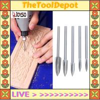 TheToolDepot JOYSO 5ชิ้น/เซ็ตไม้แกะสลักหัวเจาะแกะสลักเครื่องตัดมิลลิ่งเครื่องมือรากไม้