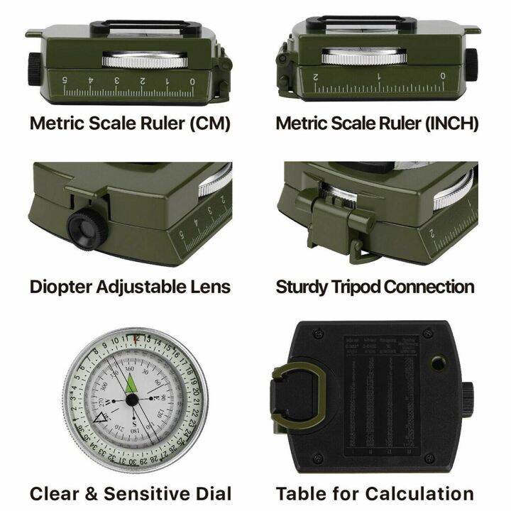 huilopker-clinometer-มืออาชีพ-fk88โลหะเดินป่ากลางแจ้งกระเป๋าเข็มทิศแบบมืออาชีพ